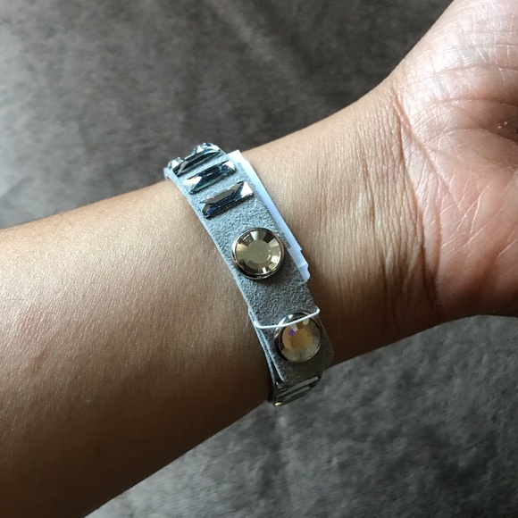 Wrap bracelet with Swarovski crystals - Picture 5 of 5